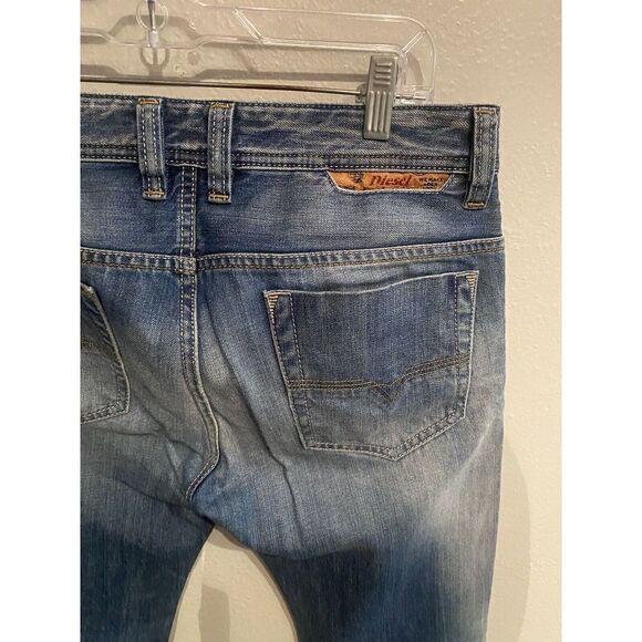 Diesel Jeans Mens 32x29 Blue Safado Reular Slim Straigt Denim Solid - Picture 6 of 9